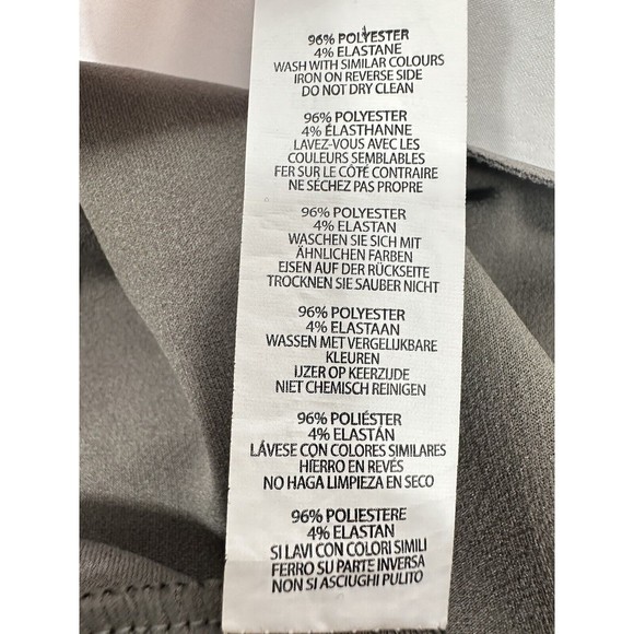 Boohoo Night Dress Women's Sz 8 Grey Cap Sleeves High Low Stretch‎ Fit & Flare - Picture 10 of 12